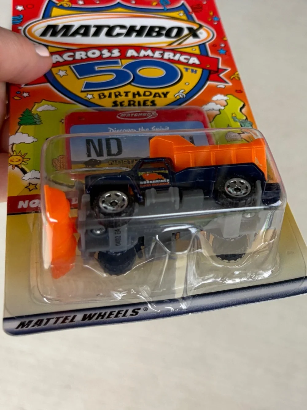 Matchbox Across America 50th Birthday Series North Dakota Highway Truck